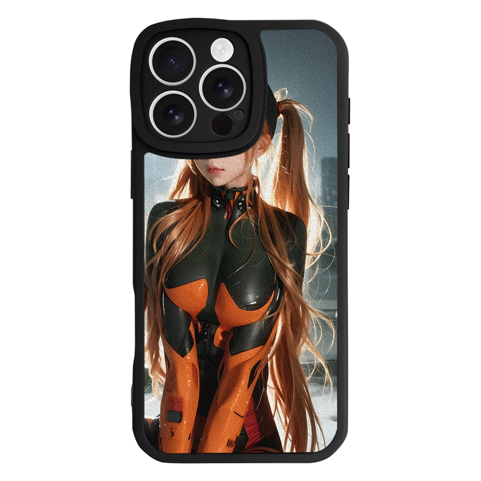 （画像用） EVA 新世紀エヴァンゲリオン 【iPhone 16シリーズ対応】シリコンスマホケース（レザー調） 材質：シリコン